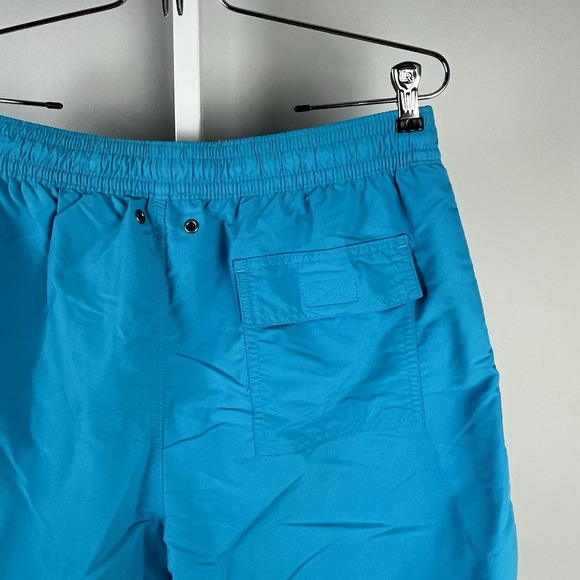 Polo‎ Ralph Lauren Swim Trunks Mens Large Teal Yellow Mesh Lining Drawstring - Picture 4 of 5